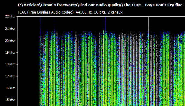 Spectrogram flac